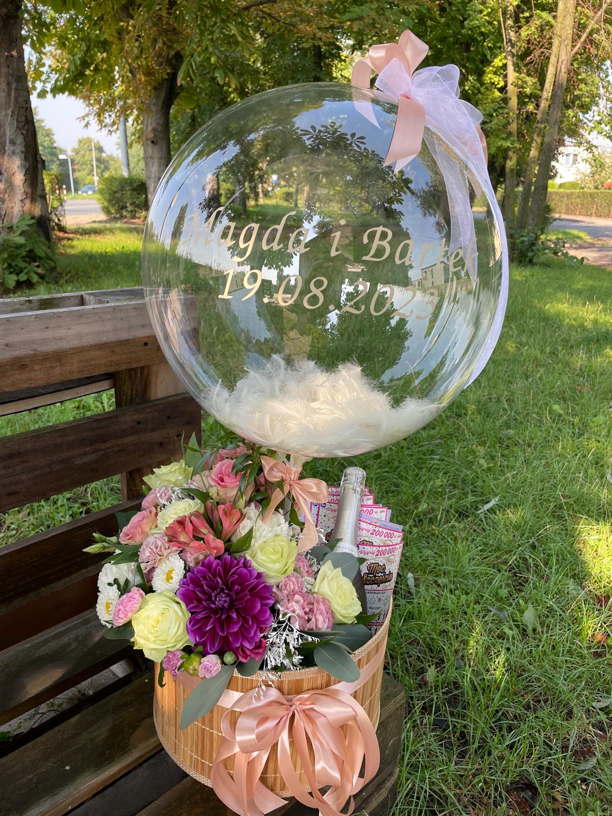 Box z balonem personalizowany